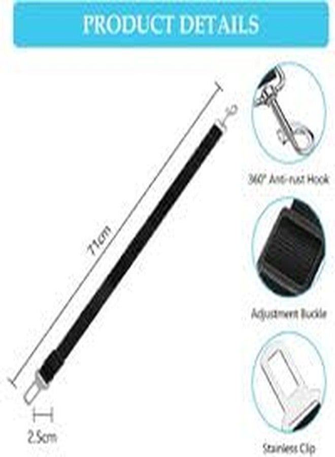 BLESSING PET SUPPLY Dog car seat Belts (Dog SEAT Belts, Black) - Image 2
